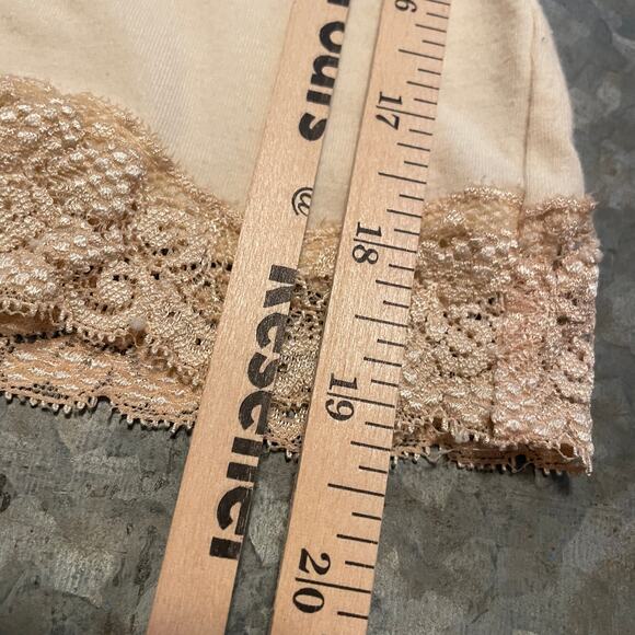 Vintage Y2K Abercrombie Lace Cami Tank Top XS Bundle Pink Cream Spaghetti Strap - Picture 8 of 11